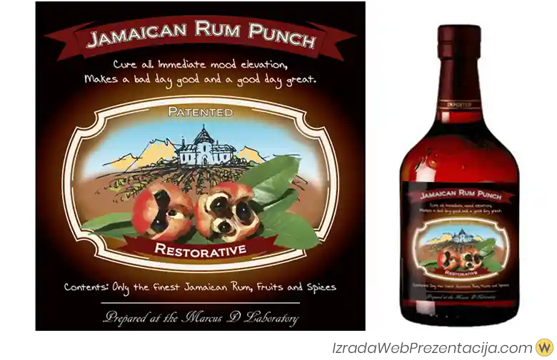 dizajn etikete za rum